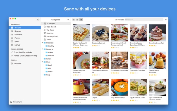 Paprika Recipe Manager 3 Mac screenshot 1