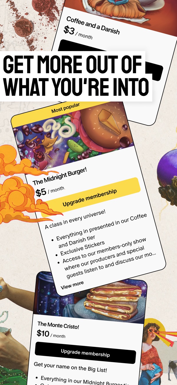 Patreon iPhone screenshot 3