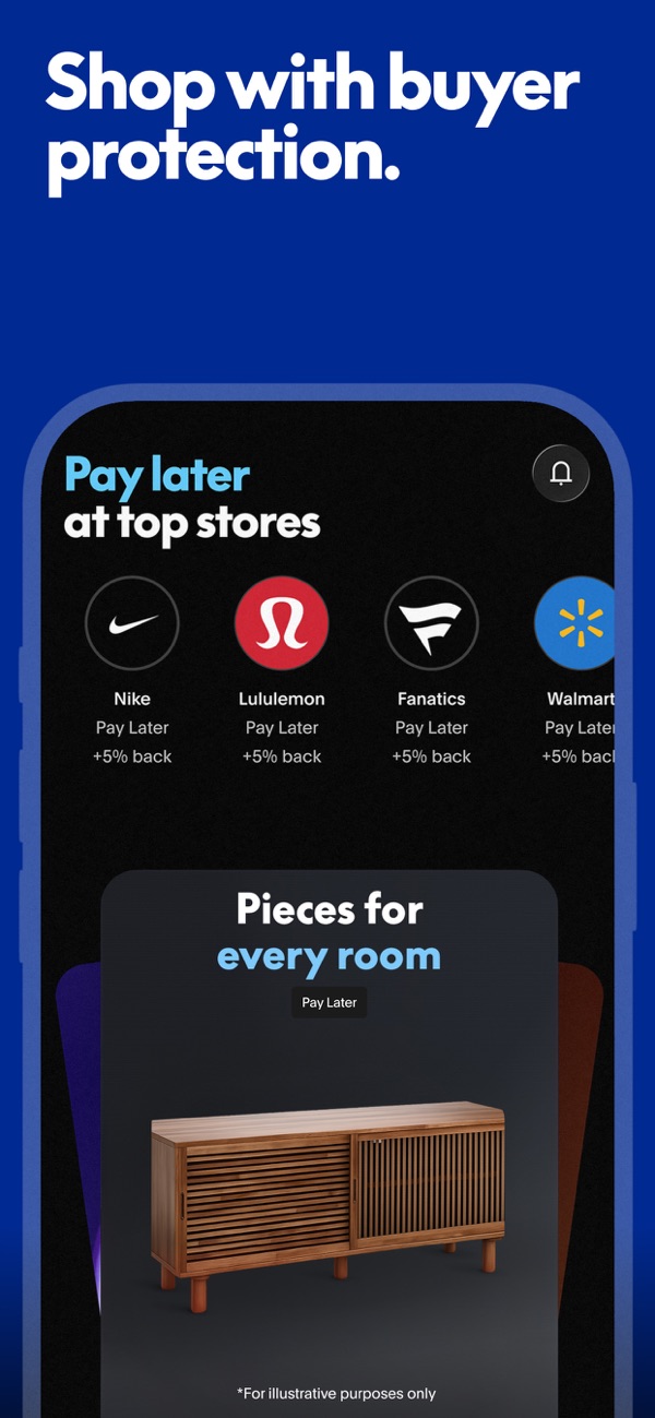 PayPal iPhone screenshot 1