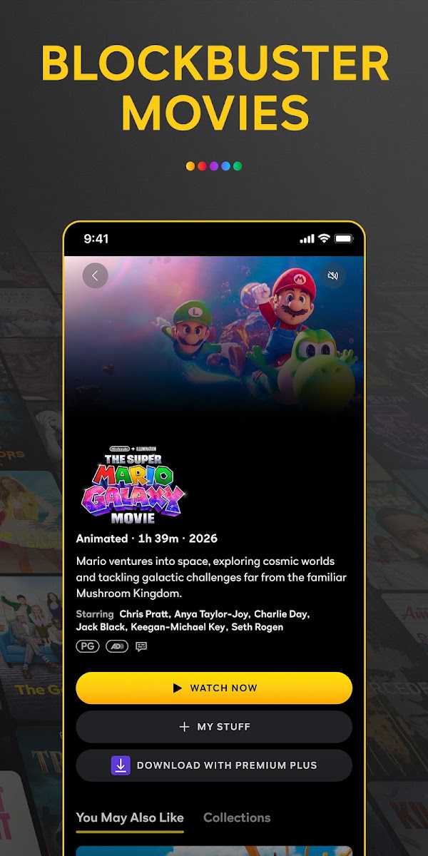 Peacock TV Android phone screenshot 3
