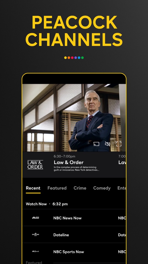 Peacock TV iPhone screenshot 6
