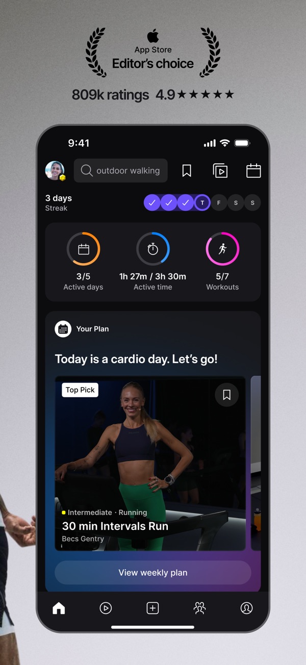 Peloton iPhone screenshot 2