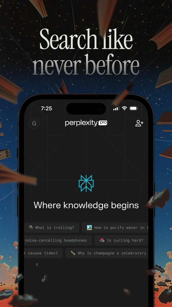 Perplexity iPhone screenshot 1