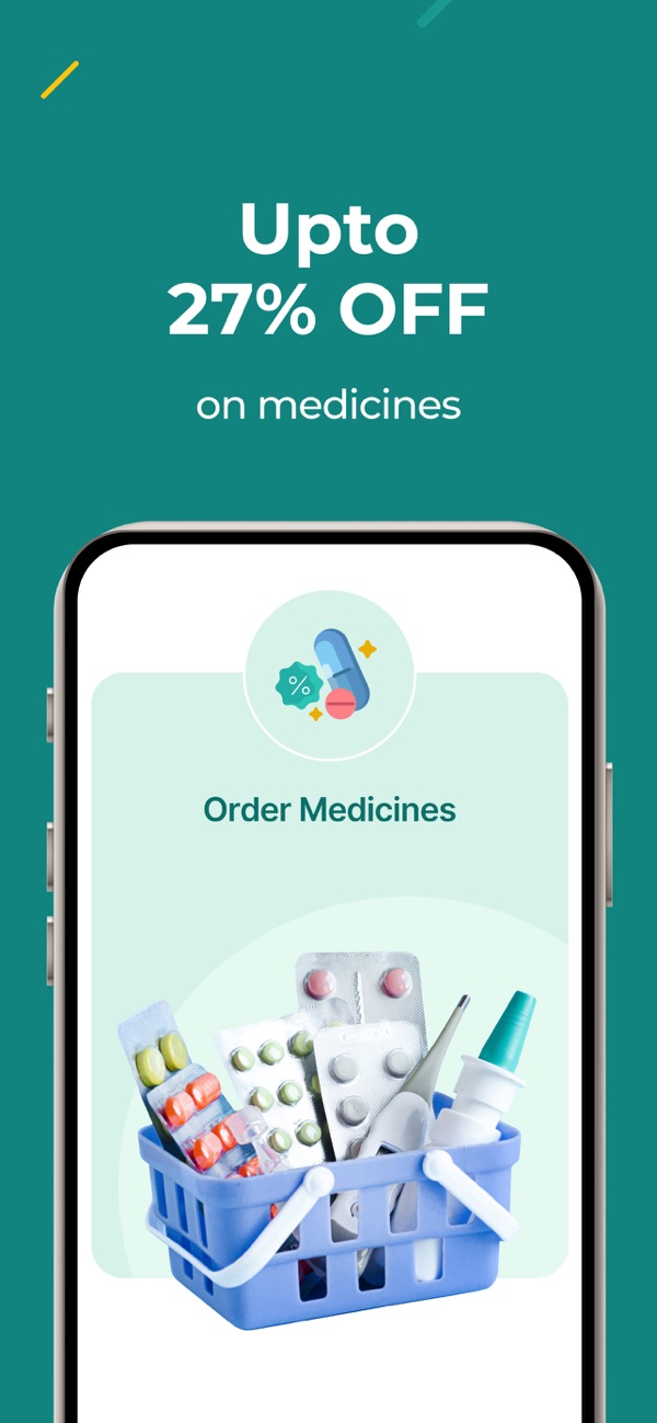 PharmEasy iPhone screenshot 1