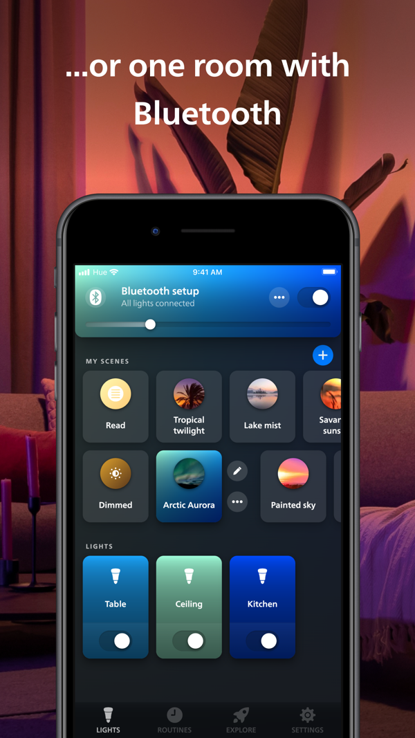 Philips Hue iPhone screenshot 3