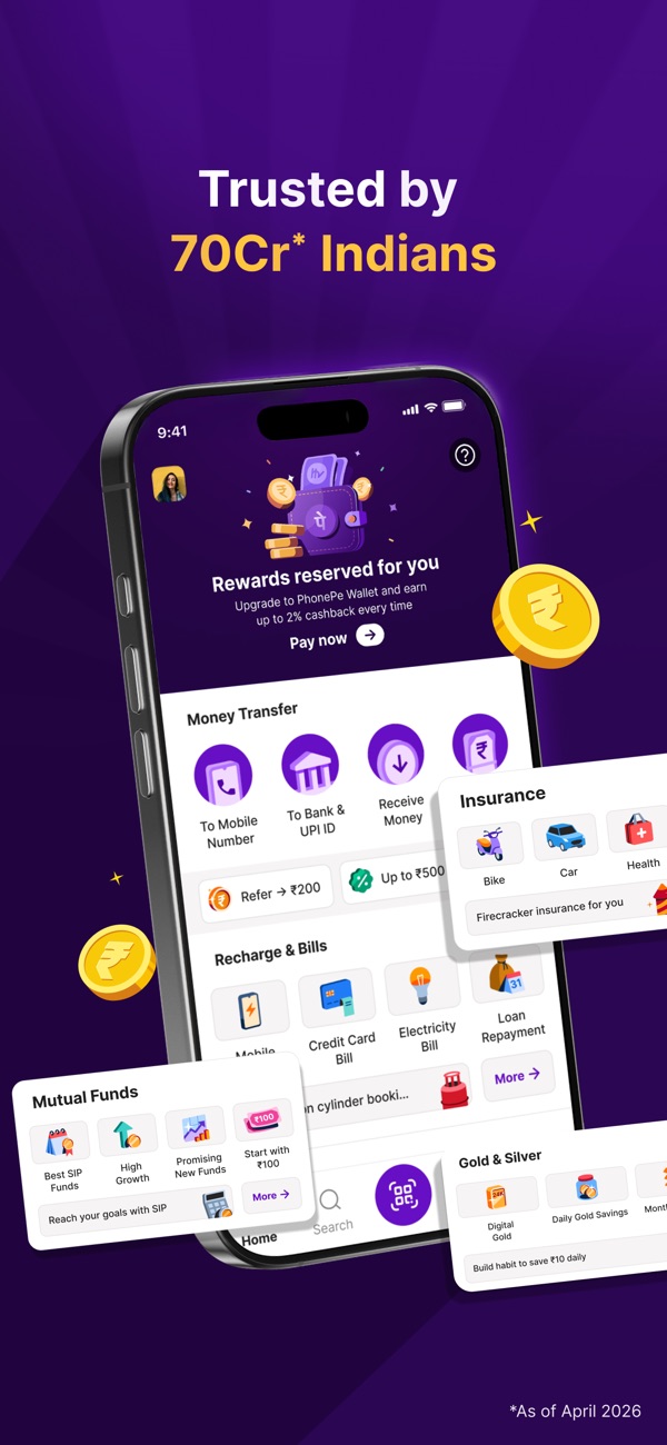 PhonePe iPhone screenshot 1