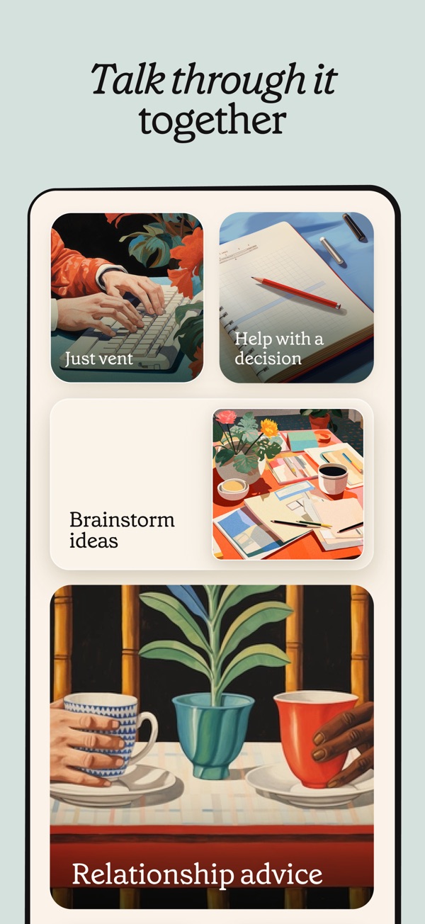 Pi, your personal AI iPhone screenshot 2