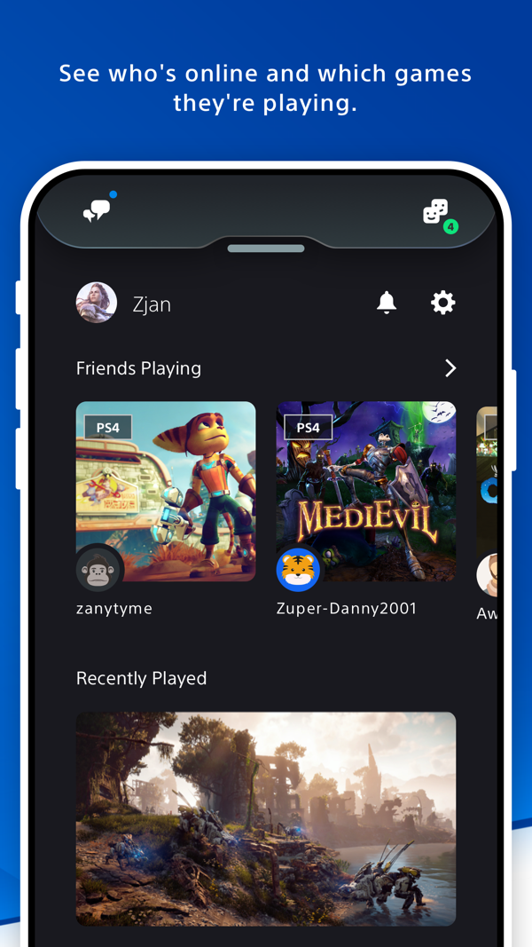 PlayStation App iPhone screenshot 2