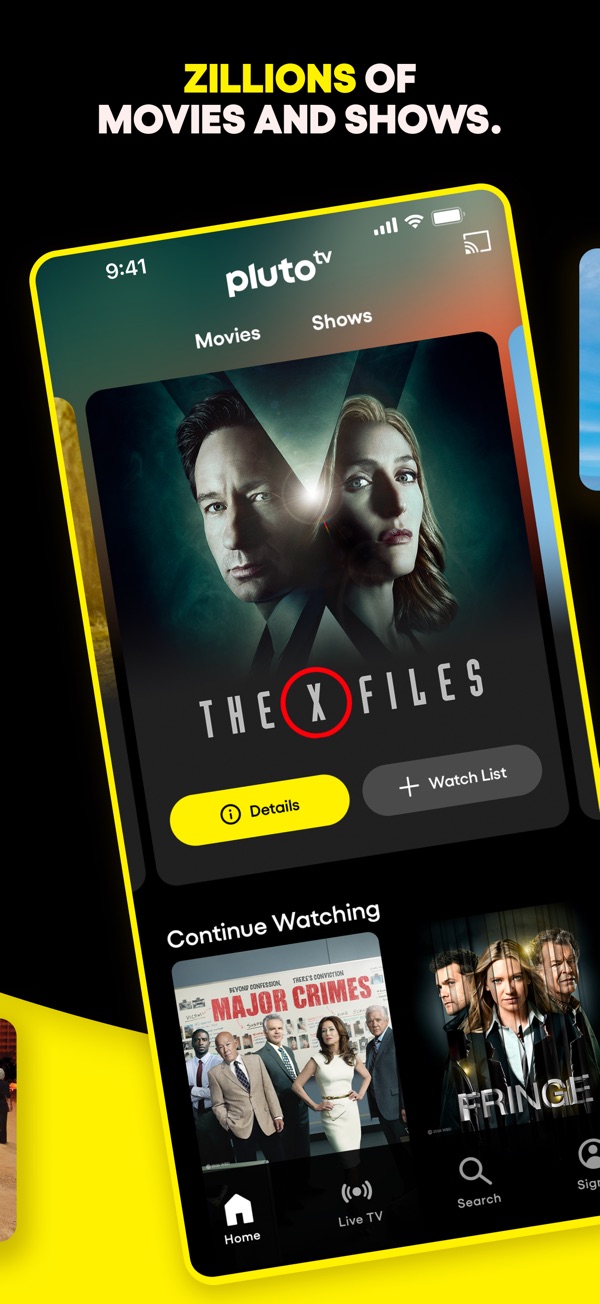 Pluto TV iPhone screenshot 2