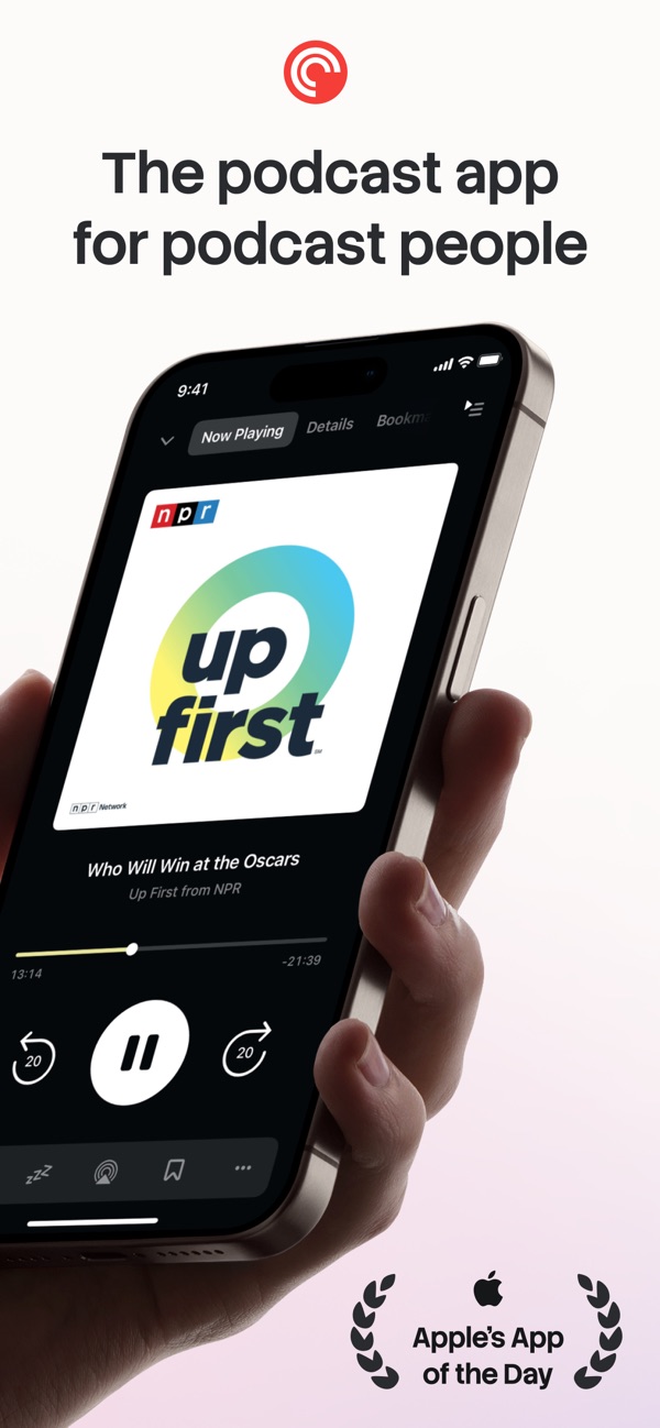 Pocket Casts iPhone screenshot 1