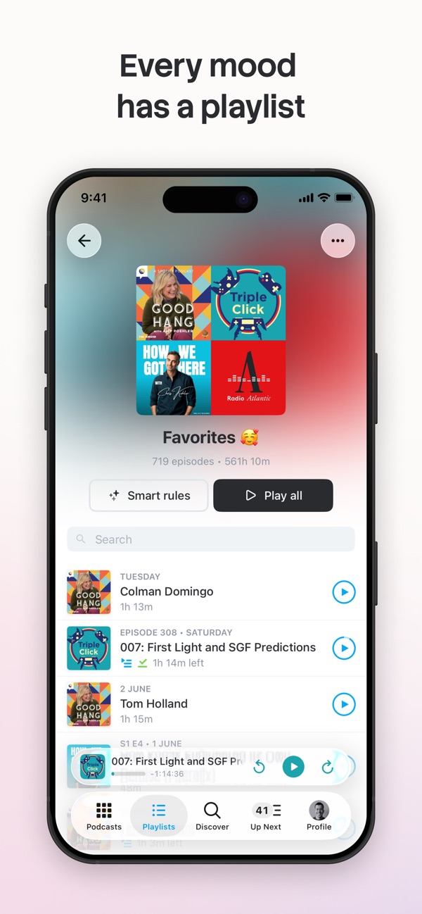 Pocket Casts iPhone screenshot 3