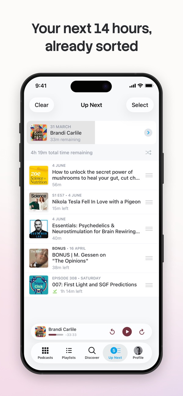 Pocket Casts iPhone screenshot 4