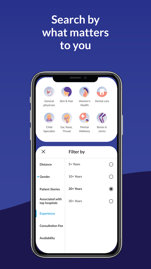 Practo iPhone screenshot 2