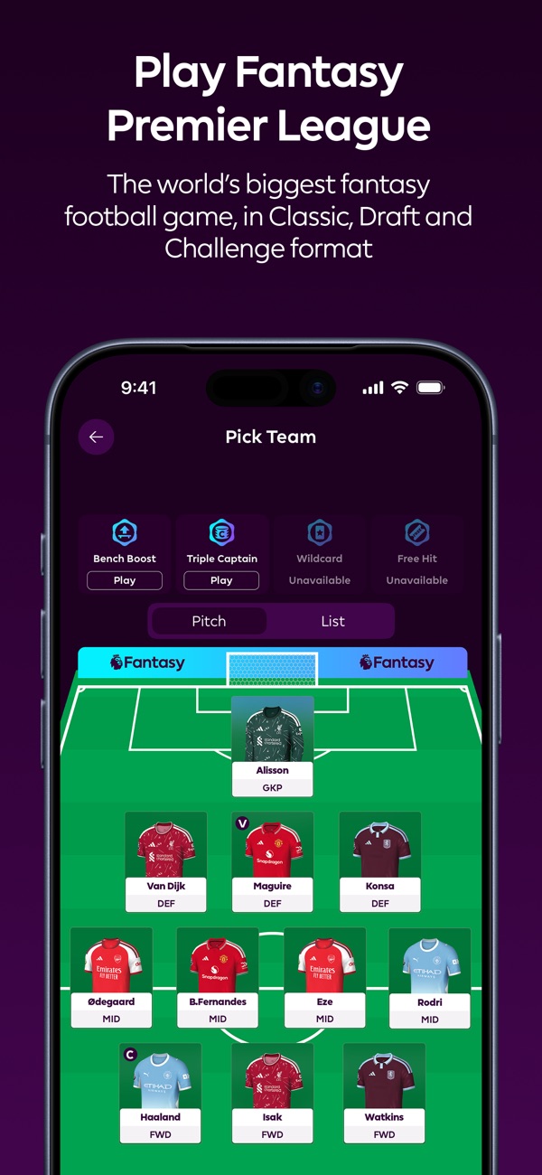 Premier League iPhone screenshot 7