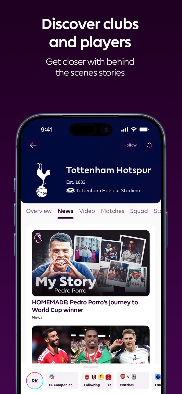 Premier League iPhone screenshot 9