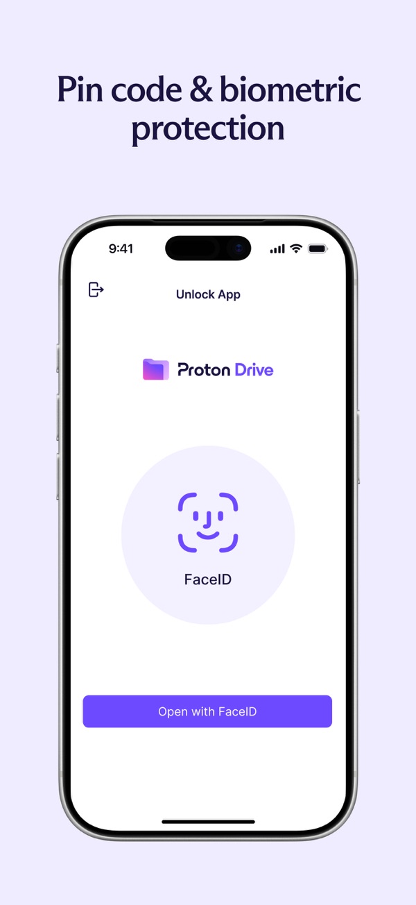 Proton Drive iPhone screenshot 4