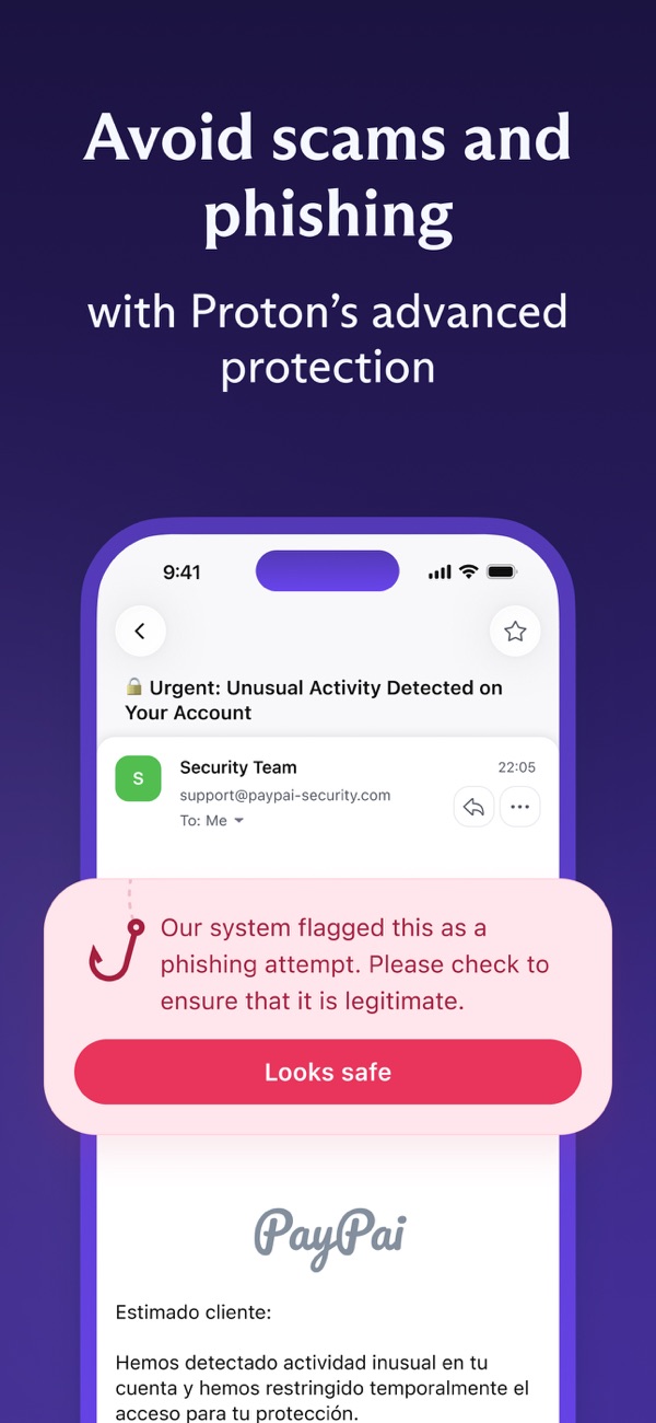 Proton Mail iPhone screenshot 4