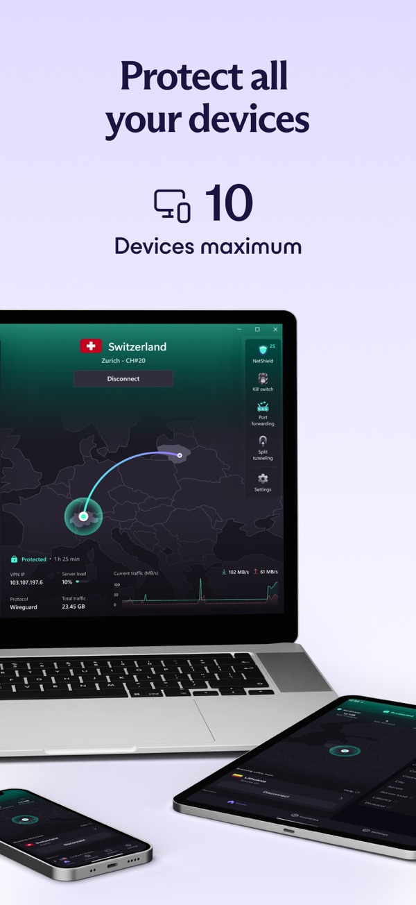 Proton VPN iPhone screenshot 7