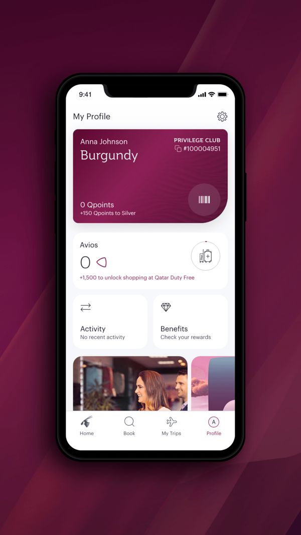 Qatar Airways iPhone screenshot 8