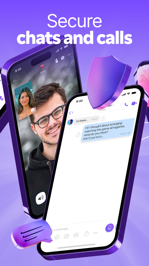 Rakuten Viber Messenger iPhone screenshot 2