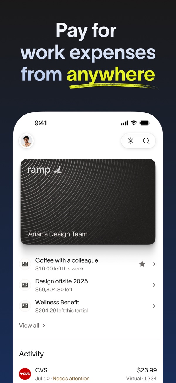 Ramp iPhone screenshot 1