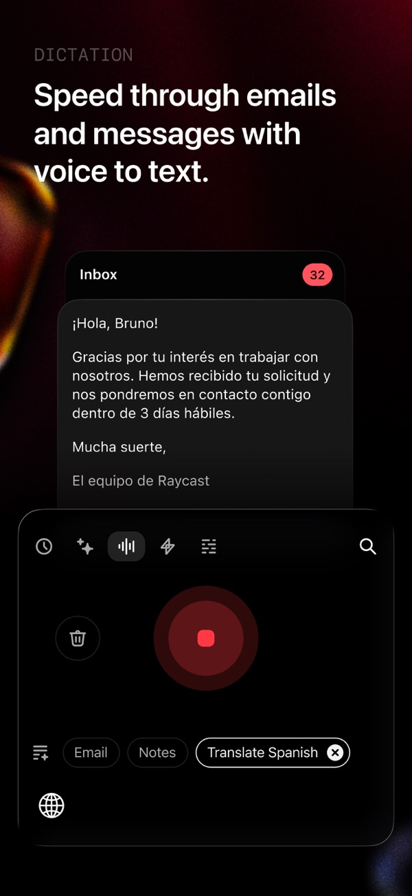 Raycast iPhone screenshot 3
