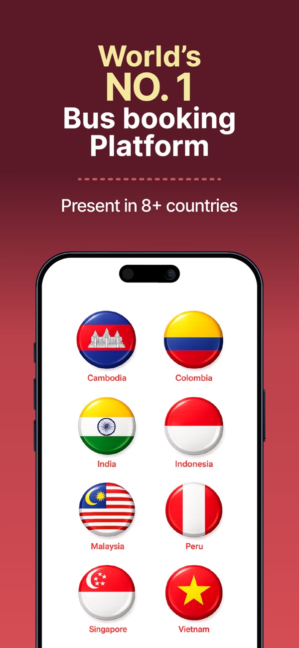 redBus iPhone screenshot 2