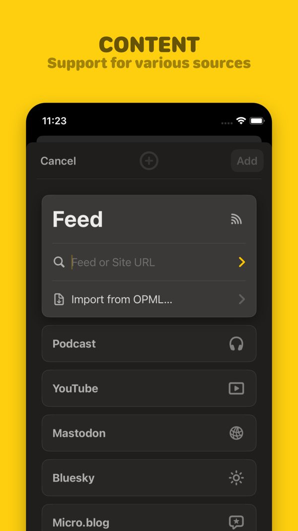 Reeder. iPhone screenshot 5