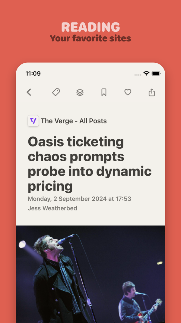Reeder. iPhone screenshot 3