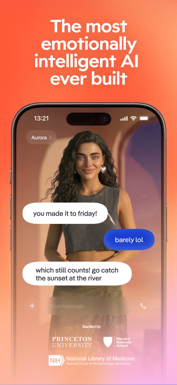 Replika iPhone screenshot 2
