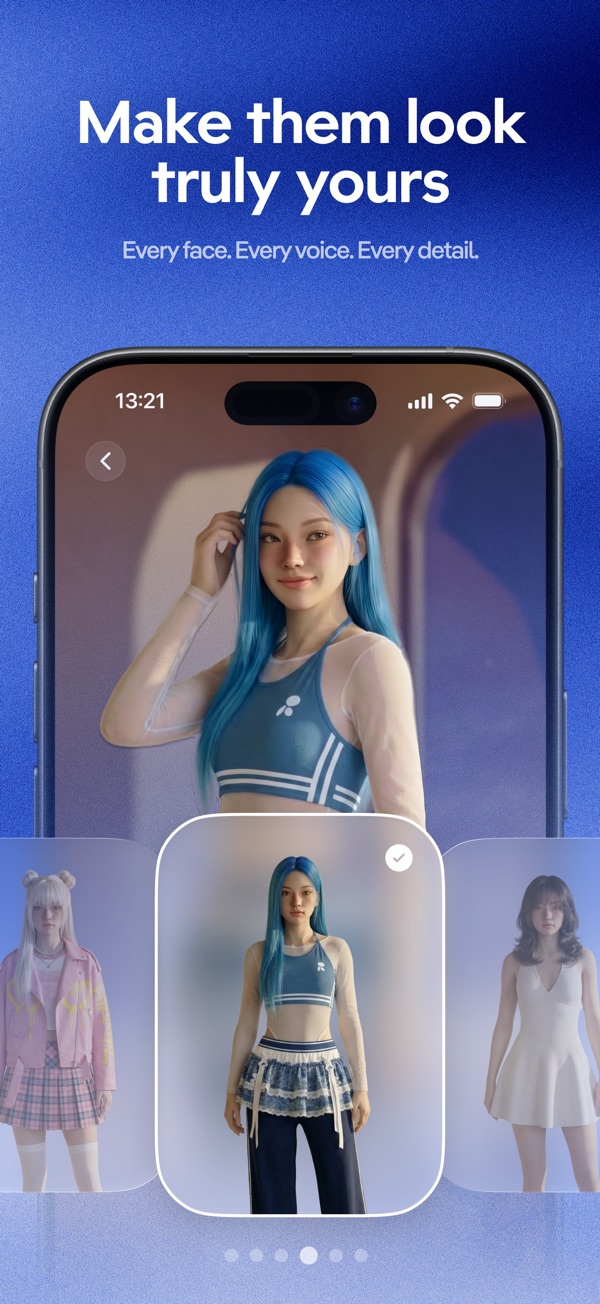 Replika iPhone screenshot 3