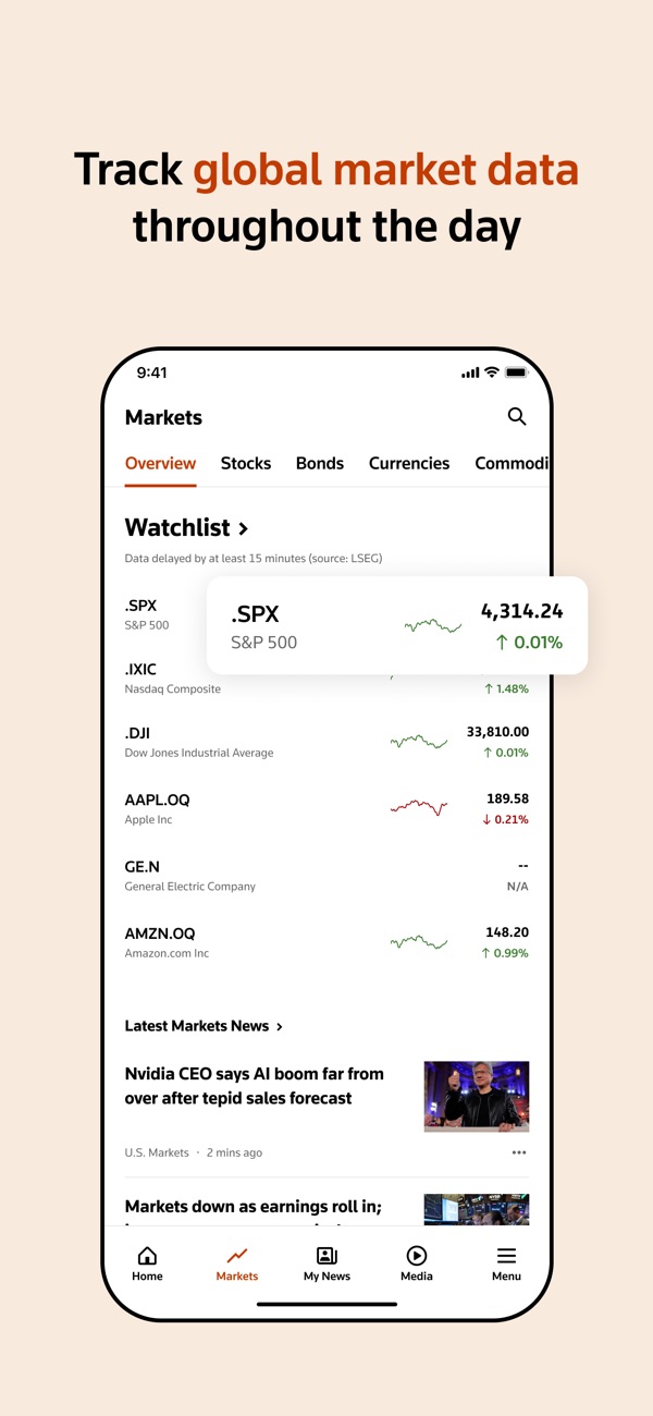 Reuters iPhone screenshot 7