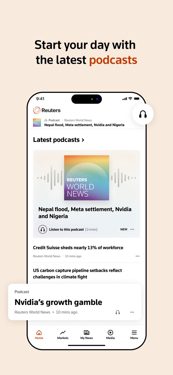 Reuters iPhone screenshot 3
