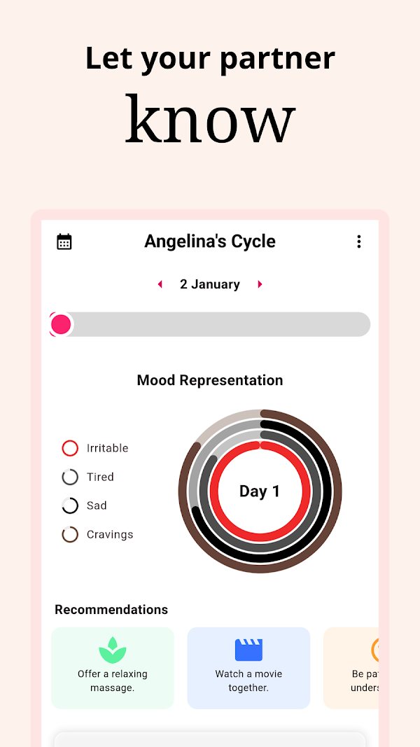 Rise, Period Tracker, Calendar Android phone screenshot 15