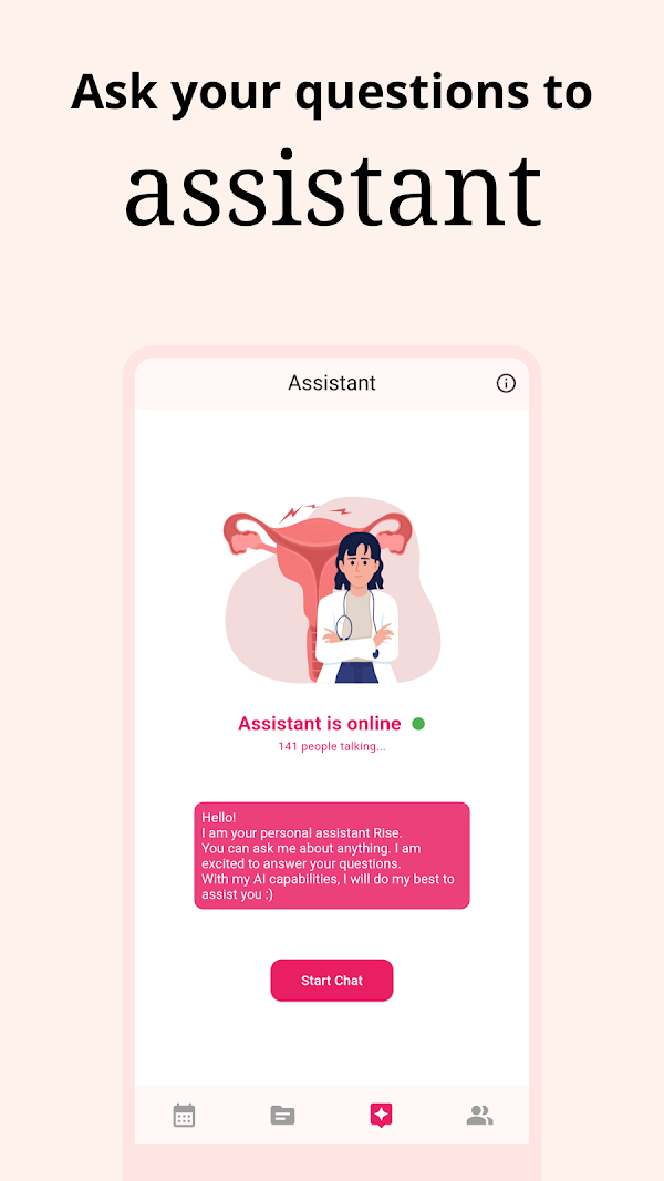 Rise, Period Tracker, Calendar Android phone screenshot 4