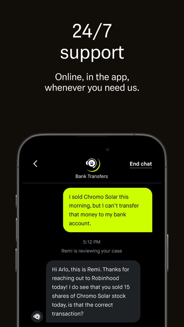 Robinhood iPhone screenshot 9