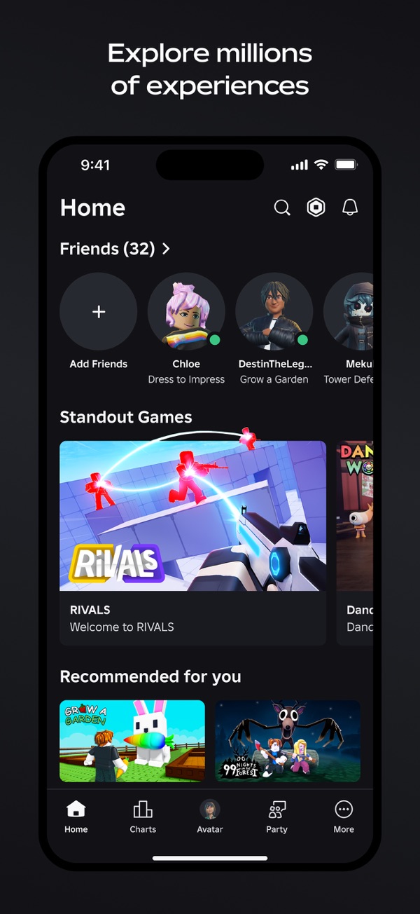 Roblox iPhone screenshot 1