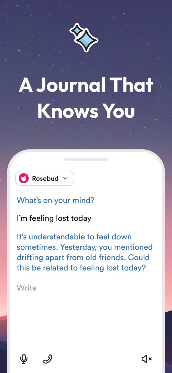 Rosebud iPhone screenshot 2