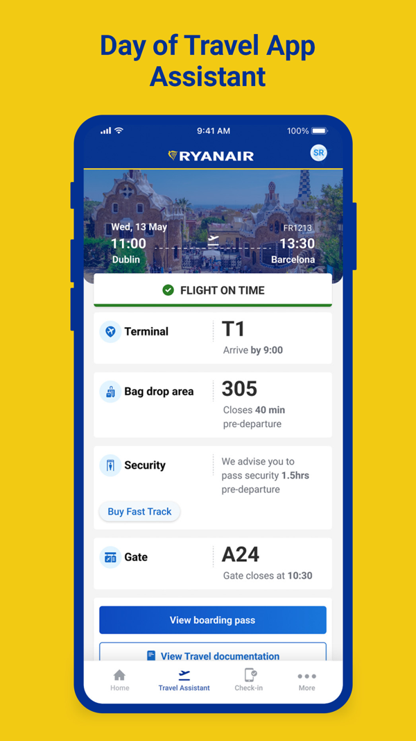 Ryanair iPhone screenshot 4