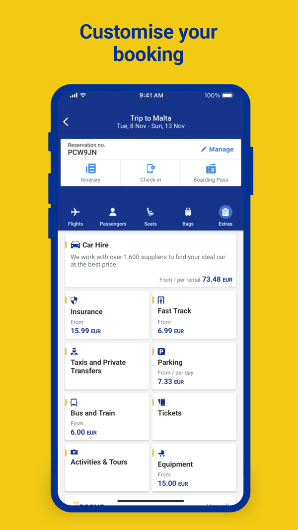 Ryanair iPhone screenshot 2