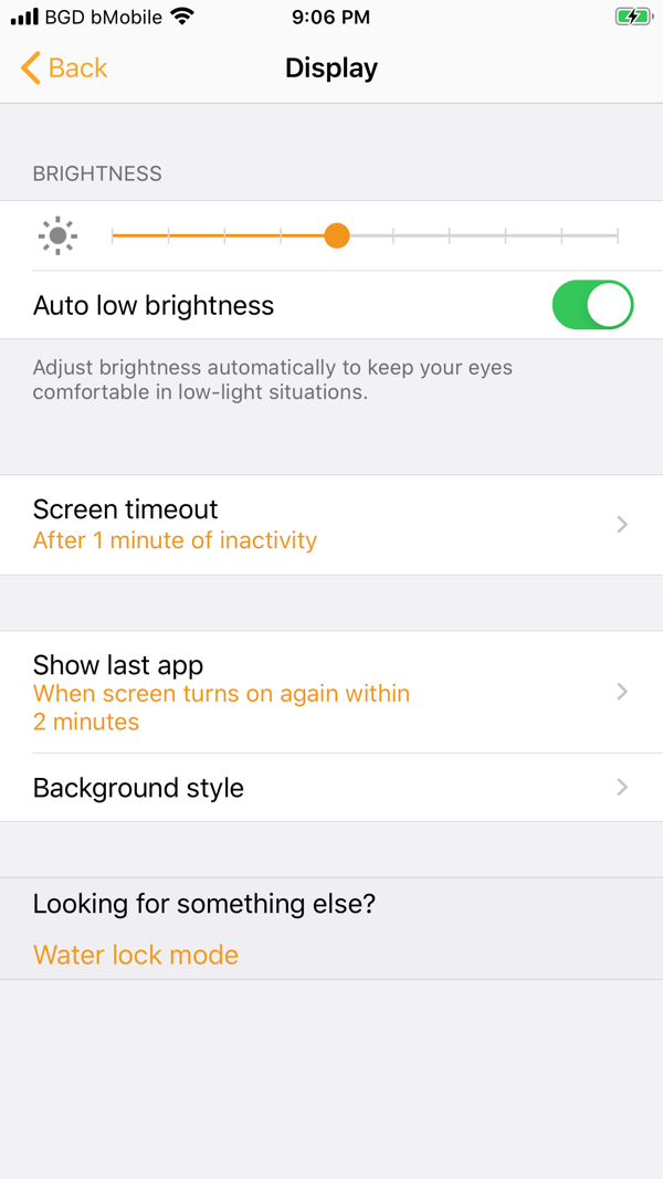 Samsung Galaxy Watch (Gear S) iPhone screenshot 8