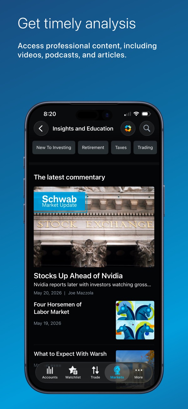 Schwab iPhone screenshot 6