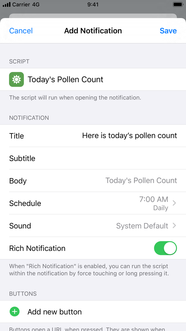 Scriptable iPhone screenshot 5