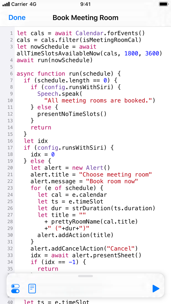 Scriptable iPhone screenshot 2