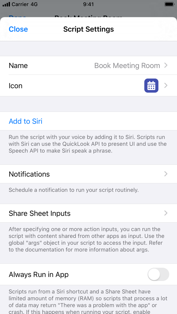 Scriptable iPhone screenshot 4