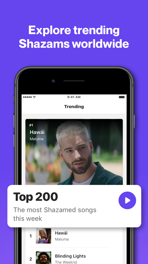 Shazam iPhone screenshot 8