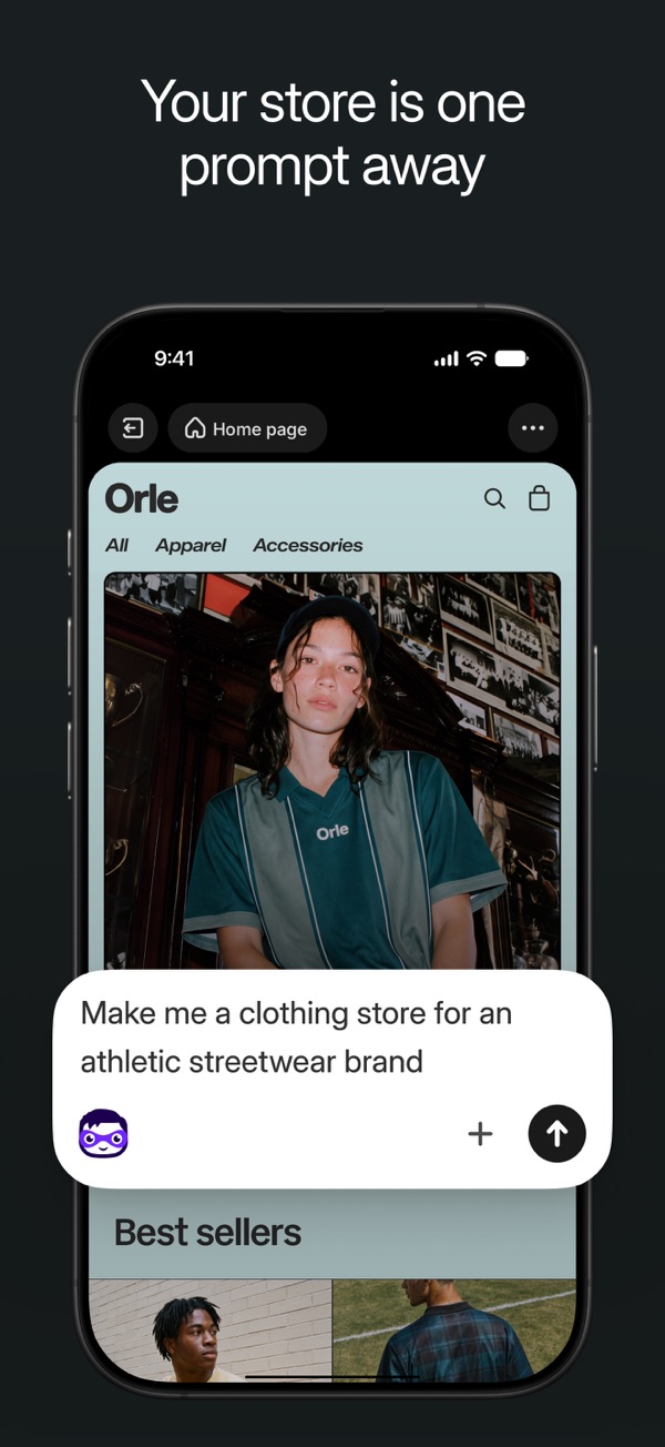Shopify iPhone screenshot 1