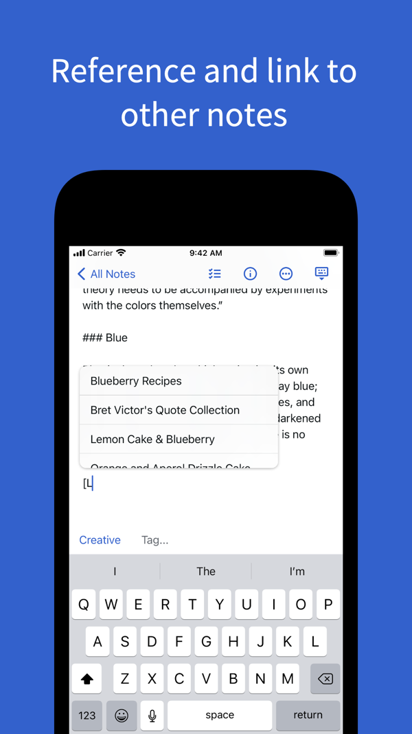 Simplenote iPhone screenshot 3