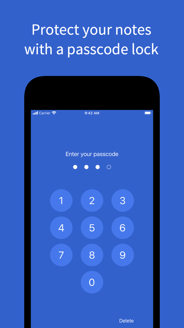Simplenote iPhone screenshot 6