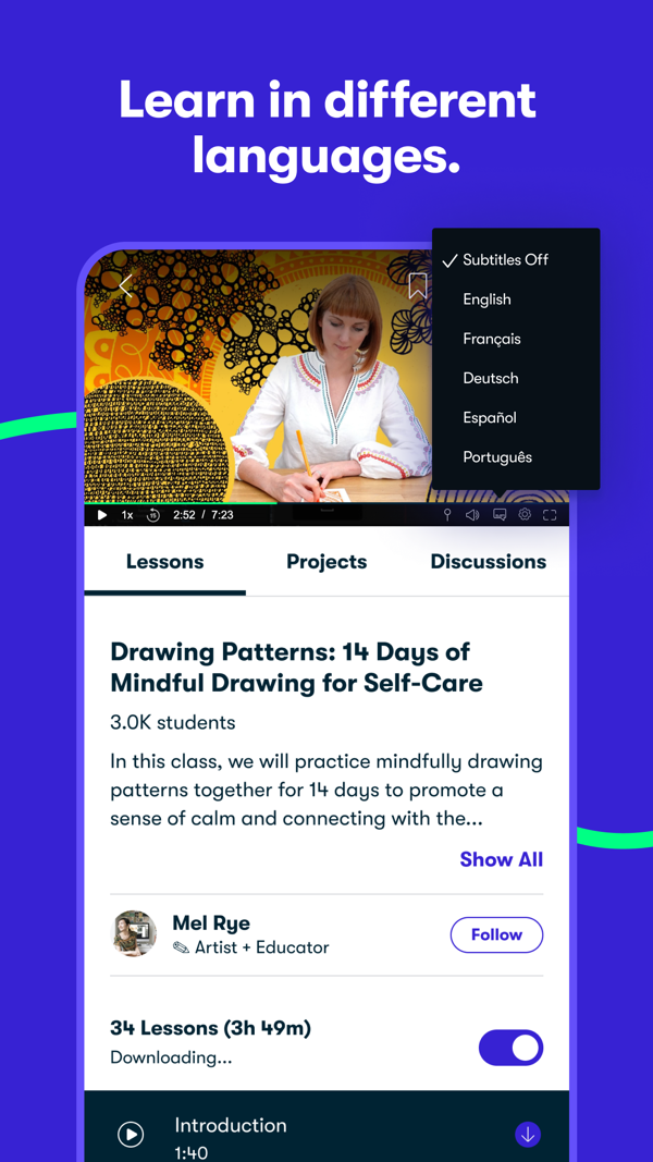 Skillshare iPhone screenshot 5